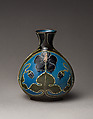 Vase, Avon Faience Company (1902–5), Earthenware; trailed slip decoration, American