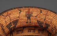 Storage basket, Willow shoots, devil's claw, and yucca root, Apache, Native American
