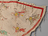 Model tipi cover, Tanned leather and pigment, Sicaugu Oyate Lakota/ Teton Sioux, Native American