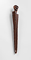 Atlatl, Wood and walrus ivory, Alutiiq/ Sugpiaq, Native American