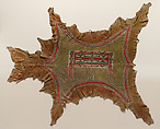 Girl's robe, Tanned leather and pigment, Arapaho, Native American