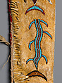 Quiver and arrows, Quiver: tanned leather, glass beads, and pigment
arrows: cane, wood, pitch, stone, sinew, and feathers, Apache, Native American