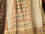 Man's coat, Tanned leather and pigment, Innu/ Naskapi, Native American