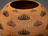 Basket bowl, Louisa Keyser (Washoe, ca. 1831-1925), Willow and redbud shoots, bracken root, and dye, Washoe, Native American
