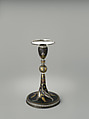 Candlestick, Tiffany & Co. (1837–present), Iron, silver, gold, and copper, American
