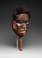 Shaman's rattle, Birch, bone, hair, pigment, and metal pins, Tsimshian, Native American