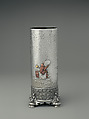 Pair of vases, Tiffany &amp; Co. (1837–present), Silver, copper, gold, brass, and gold-copper-silver alloy, American