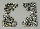 Desk Set, Tiffany &amp; Co. (1837–present), Silver and enamel, American