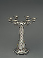 Pair of Candelabra, Tiffany &amp; Co. (1837–present), Silver, copper, gold, brass, and copper-platinum alloy with traces of iron, American