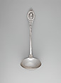 Soup Ladle, F. A. Durgin (American, ca. 1858–88), Silver, American