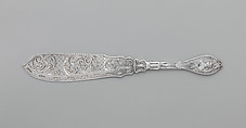 Cake Saw, Unknown, Silver, American