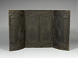 Fireback, Hopewell Furnace (1795–1800), Cast iron, American
