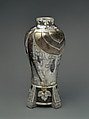 Conglomerate Vase, Tiffany & Co. (1837–present), Silver, etched iron, copper, fire-gilded copper, gold-copper-silver alloys, and niello, American