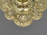 Chalice, Antón Dantés (Mexico, 1544–1588), Silver, gilt, repoussé, chased, cast, and lathed, with burnished punchwork, Mexican