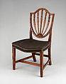 Side chair, Attributed to Stephen Badlam (1751–1815), Mahogany with ash, maple, American