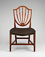 Side chair, Attributed to Stephen Badlam (1751–1815), Mahogany with ash, maple, American