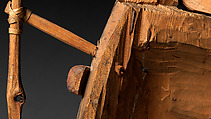 Mask, Wood, pigment, and vegetal fiber, Yup'ik, Native American