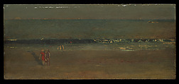 The Beach, Late Afternoon, Winslow Homer (American, Boston, Massachusetts 1836–1910 Prouts Neck, Maine), Oil on wood, American