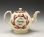 Teapot, Earthenware, British (American market)