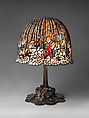 Lamp, Designed by Louis C. Tiffany (American, New York 1848–1933 New York), Leaded Favrile glass and bronze, American