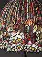 Lamp, Designed by Louis C. Tiffany (American, New York 1848–1933 New York), Leaded Favrile glass and bronze, American