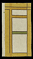 Sample Design 103, Frank Lloyd Wright (American, Richland Center, Wisconsin 1867–1959 Phoenix, Arizona), Linen, American