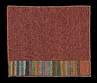 Woven sample, Frank Lloyd Wright (American, Richland Center, Wisconsin 1867–1959 Phoenix, Arizona), Woven rayon, American
