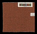 Sample, Design 510, Texture, Frank Lloyd Wright (American, Richland Center, Wisconsin 1867–1959 Phoenix, Arizona), Woven cotton, lurex, American