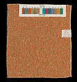 Sample, Design 514, Textured Damask, Frank Lloyd Wright (American, Richland Center, Wisconsin 1867–1959 Phoenix, Arizona), Woven rayon, American