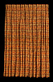 Curtain, Woven rayon and cotton, American