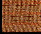 Curtain, Woven rayon and cotton, American