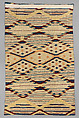 Serape, Unidentified Navajo Artist, Dyed and undyed wool, Diné/Navajo, Native American