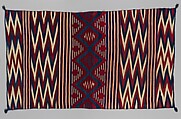 Serape, Unidentified Navajo Artist, Wool, Diné/Navajo