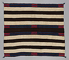 Chief's blanket, Unidentified Navajo Artist, Wool, Diné/Navajo