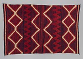 Serape, Unidentified Navajo Artist, Wool, Diné/Navajo