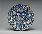 Basin, Tin-glazed earthenware, Mexican