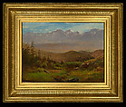 In the Foot Hills of the Rockies, Albert Bierstadt (American, Solingen 1830–1902 New York), Oil on paper laid down on canvas, American