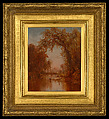 A Study for An Indian Summer Day On Claverack Creek, Sanford Robinson Gifford (Greenfield, New York 1823–1880 New York, New York), Oil on canvas, American