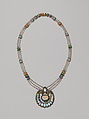 Necklace, Probably designed by Meta Overbeck (American, 1881–1946) for, Gold, opals, pearls, demantoid garnets, sapphires, American