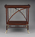 Table, A. and H. Lejambre (American, Philadelphia, Pennsylvania, active 1865–ca. 1907), Mahogany, brass, American