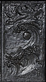 Japanese Dragon fireback, Elihu Vedder (American, New York 1836–1923 Rome), Cast iron, American