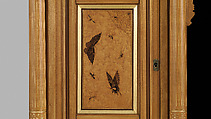 Cabinet, Herter Brothers (German, active New York, 1864–1906), Maple, white pine, ash, cedar, brass, glass, gilding, paint, silk velvet (original and replaced), American