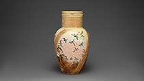 Vase, Decorated by A. H. Warren, Earthenware, American
