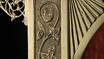 Étagère, Charles Parker Company (American, Meriden, Connecticut, 1832–1957), Brass, silver pate and other metal plates, wood, American
