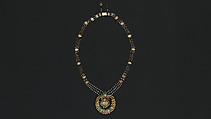 Necklace, Probably designed by Meta Overbeck (American, 1881–1946) for, Gold, opals, pearls, demantoid garnets, sapphires, American