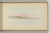 Sketchbook, Louis C. Tiffany (American, New York 1848–1933 New York), Graphite, pastel, watercolor, and crayon on paper, American