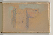 Sketchbook, Louis C. Tiffany (American, New York 1848–1933 New York), Graphite, pastel, watercolor, and crayon on paper, American