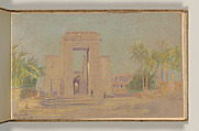 Sketchbook, Louis C. Tiffany (American, New York 1848–1933 New York), Graphite, pastel, watercolor, and crayon on paper, American