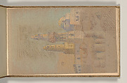 Sketchbook, Louis C. Tiffany (American, New York 1848–1933 New York), Graphite, pastel, watercolor, and crayon on paper, American