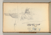 Sketchbook, Louis C. Tiffany (American, New York 1848–1933 New York), Graphite, pastel, watercolor, and crayon on paper, American